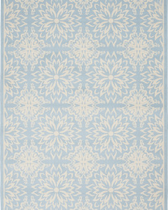 Jubilant JUB06 Ivory/Light Blue Area Rug