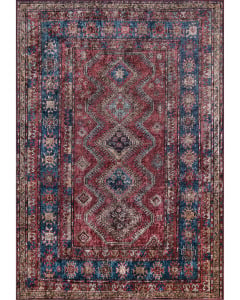 Karachi KAR-1 Burgundy Area Rug