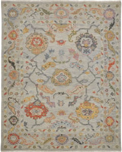 Karina 6793F Gray/Yellow/Red Area Rug