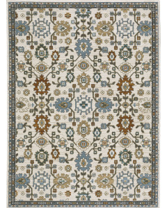 Keira KEI02 Ivory/Multi Area Rug