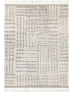Khalid KF-01 Ivory/Sky Area Rug