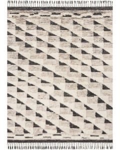 Khalid KF-02 Natural/Black Area Rug