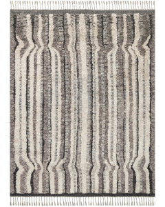 Khalid KF-03 Stone/Charcoal Area Rug