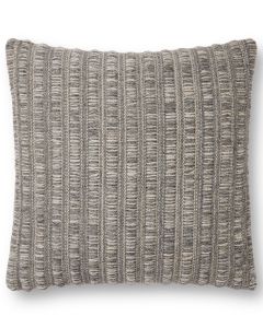 Kit PAL0020 Grey/Natural 22" x 22" Throw Pillow