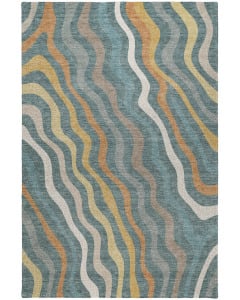 Kenner KN4 Teal Area Rug