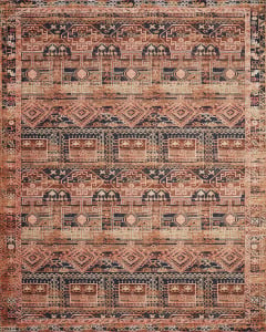 Layla LAY-14 Mocha/Blush Area Rug