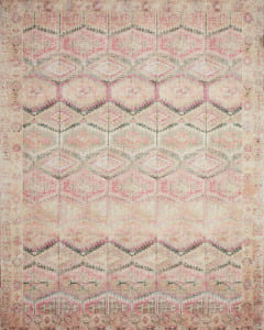 Layla LAY-17 Pink/Lagoon Area Rug