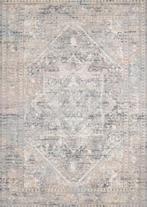Lucia LUC-01 Grey/Sunset Area Rug