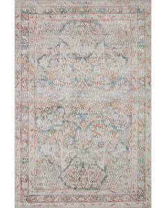 Lenna LEA-02 Ocean/Apricot Area Rug