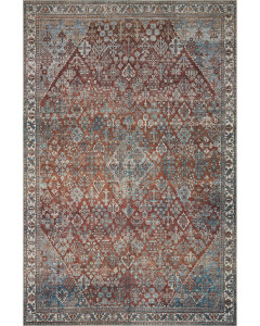 Lenna LEA-04 Brick/Sky Area Rug