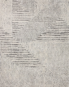Levitt Shag LEV-02 Ivory/Grey Area Rug