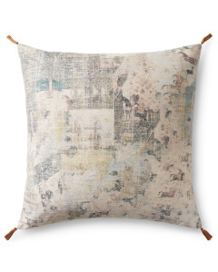 LFP0017 Beige/Multi 36" Pillow