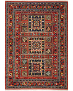 Lilihan 2c Red/Multi Area Rug