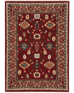 Lilihan 43s Red/Black Area Rug