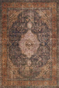 Loren LQ-02 Plum/Multi Area Rug