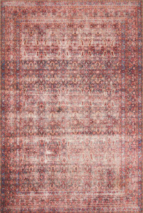 Loren LQ-05 Eggplant/Crimson Rug