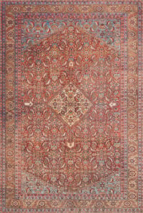Loren LQ-06 Red/Multi Area Rug