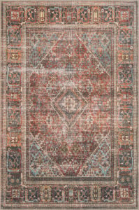 Loren LQ-13 Brick/Midnight Area Rug