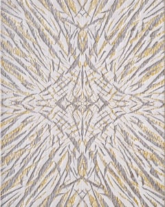 Luna Ivory/Gold Illusions Area Rug