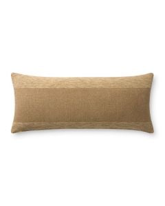 Medlock PLF0001 Tan 13" x 35" Lumbar Pillow