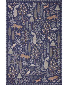Menagerie MEN-02 Navy Area Rug