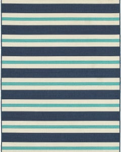 Meridian 5701b Blue/Ivory Area Rug