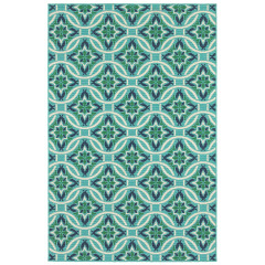 Meridian 5868l Blue/Green Area Rug