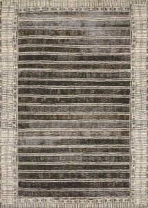 Mika MIK-07 Charcoal/Ivory Area Rug