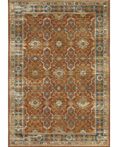Naples 1204X Rust/Blue Area Rug