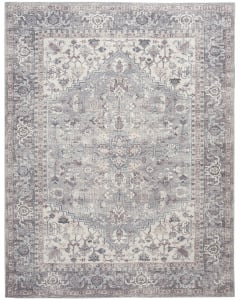 New Concept Washables SR104 Grey Area Rug