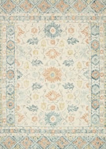 Norabel NOR-01 Ivory/Multi Area Rug