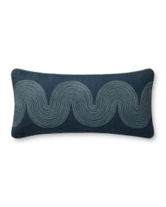 PBR0004 Navy/Blue 12" x 27" Lumbar Pillow