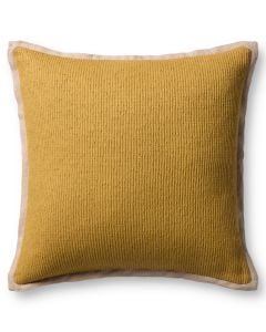 PLL0207 Yellow 22" x 22" Throw Pillow
