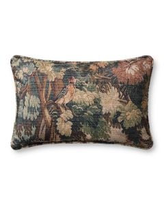 PLL0212 Green/Multi 13" x 21" Lumbar Pillow
