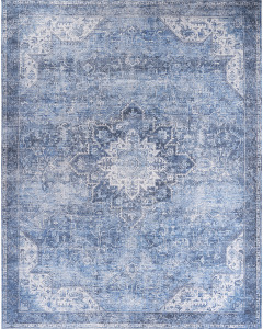 Nourison Washables NWB15 Blue Area Rug