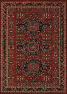 Old World Classic Kashkai Burgundy Area Rug