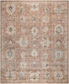 Oushak Home OUS01 Rust Area Rug