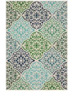 Meridian 4266L Blue/Green Area Rug
