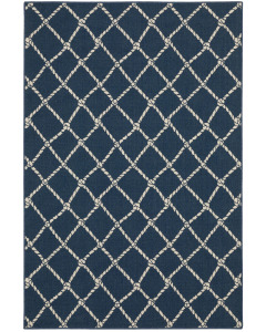 Meridian 4295B Blue/Ivory Area Rug