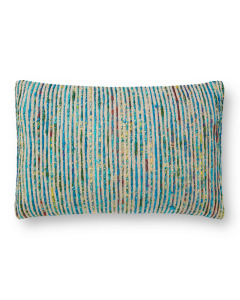 P0242 Blue/Multi 13"x21" Pillow