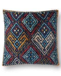 P0591 Multi 22" x 22" Throw Pillow