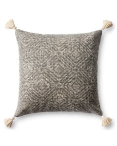 P0621 Charcoal 22"x22" Pillow