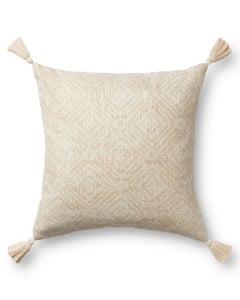 P0621 Ivory 22"x22" Pillow