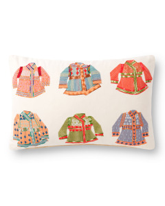 P0870 Natural/Multi 13"x21" Pillow