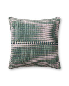 PCJ0018 Blue/Natural 22"x22" Pillow
