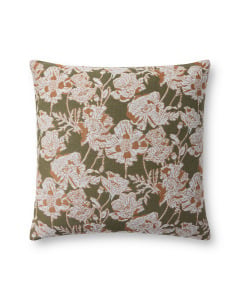 Matilda PCJ0031 Olive/Orange 18" Pillow