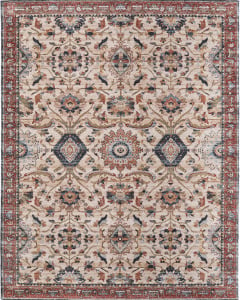 Pearson 39SGF Ivory/Red/Blue Area Rug