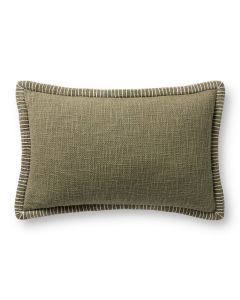 PLL0109 Olive 13" x 21" Lumbar Pillow
