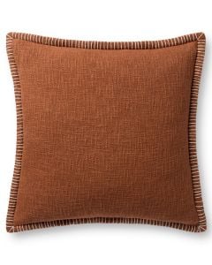 PLL0109 Terracotta 22" x 22" Throw Pillow