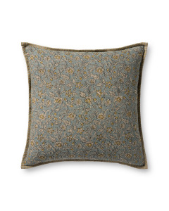 PLL0164 Light Blue/Multi 22" Pillow